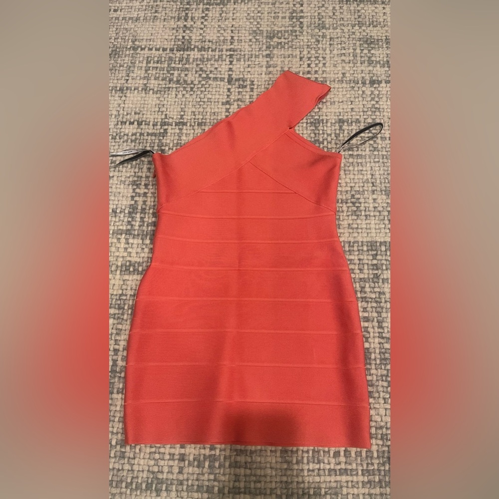 Herve Leger brand new one shoulder dress